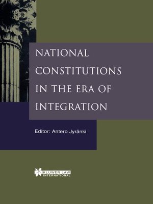 cover image of National Constitutions in the Era of Integration